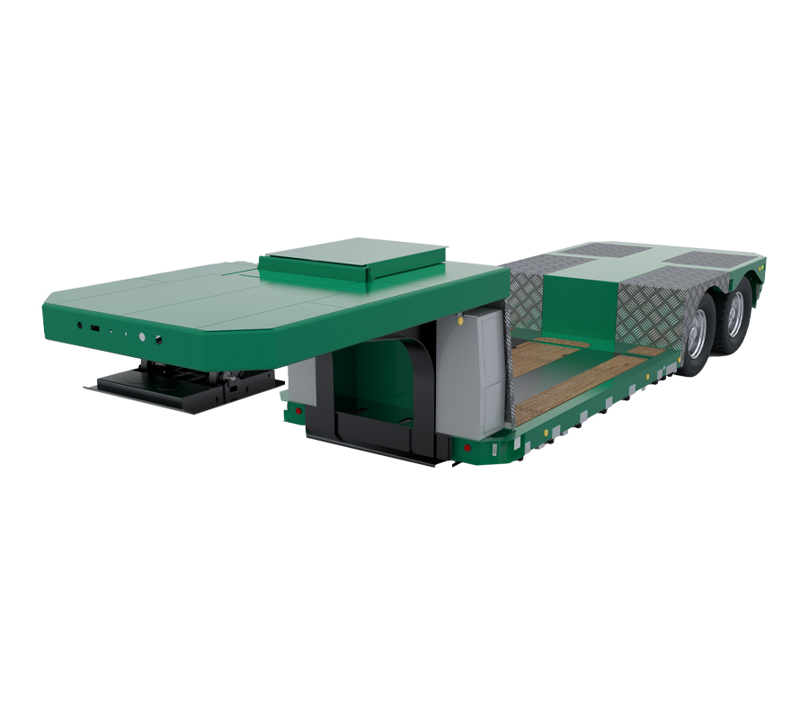 LT-PI1 Semirreboque plataforma baixa de transporte de instrumentos de precisão